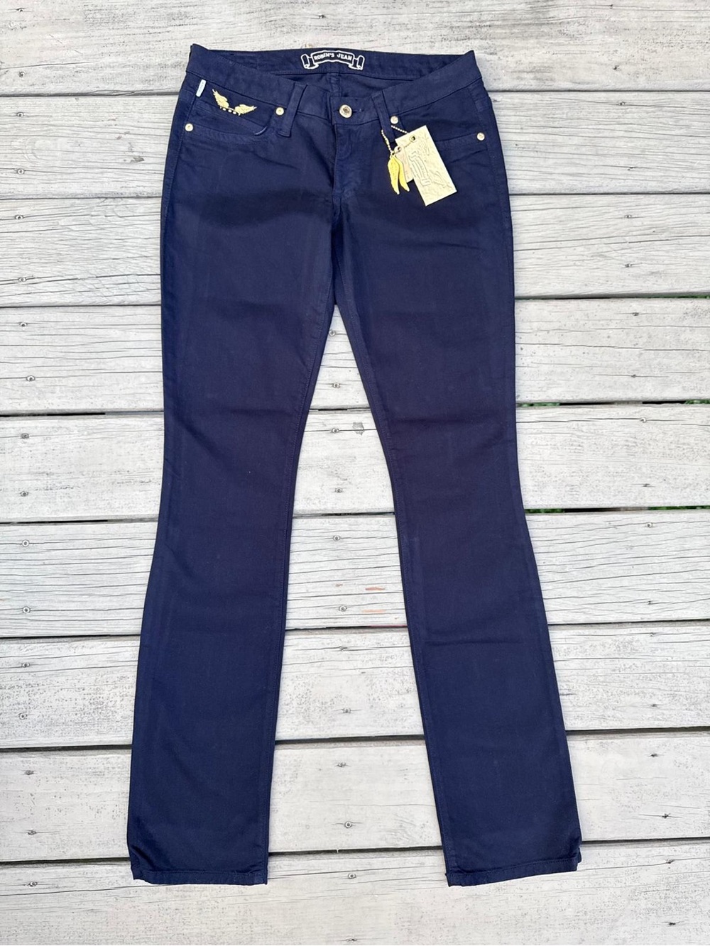 NWT Robin's Jean Marylin Gold Wings Jeans size 28